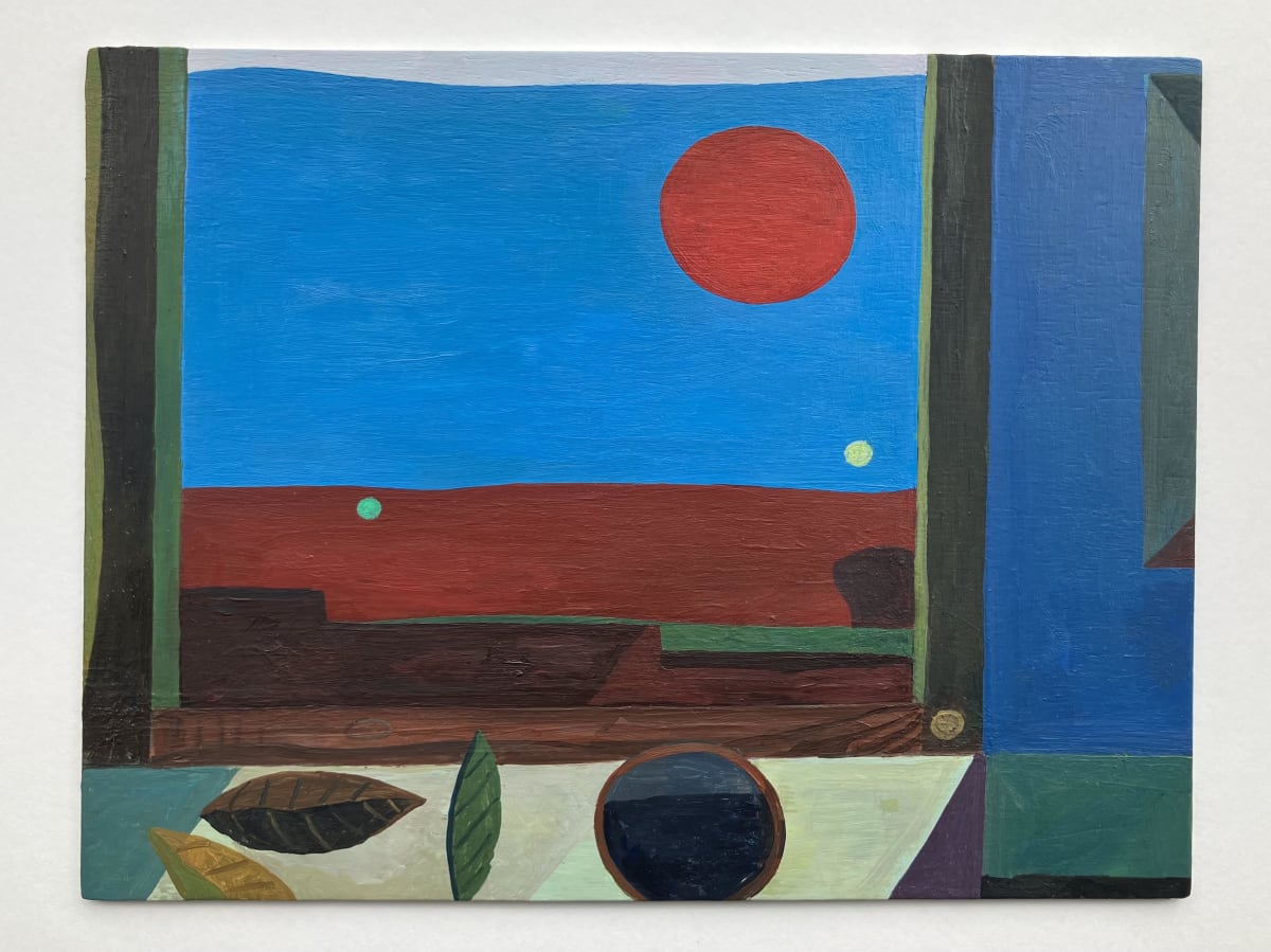 Autumn Moon. Oil on Ply. 2026