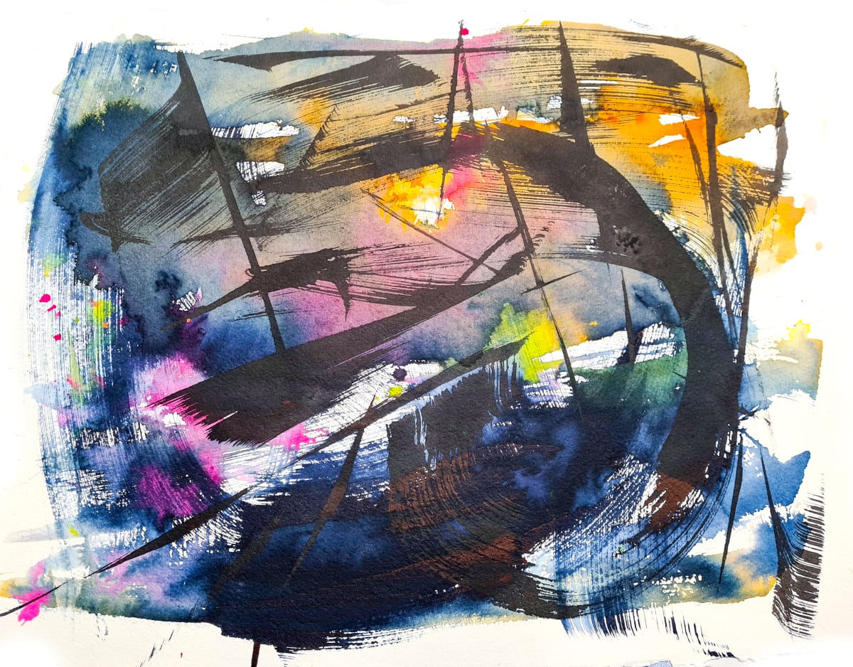 We are here now by Ella Johnston — Ink on paper