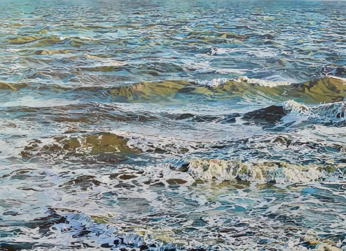 A bigger sea by Harvey Taylor - Oil on canvas