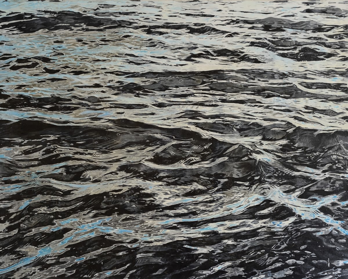The Sea by Harvey Taylor - Painting
