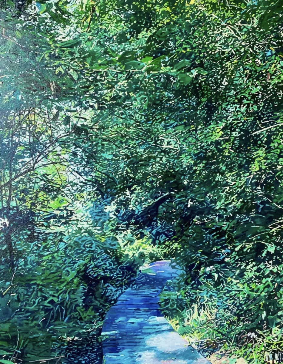 Oil on canvas painting by Harvey Taylor