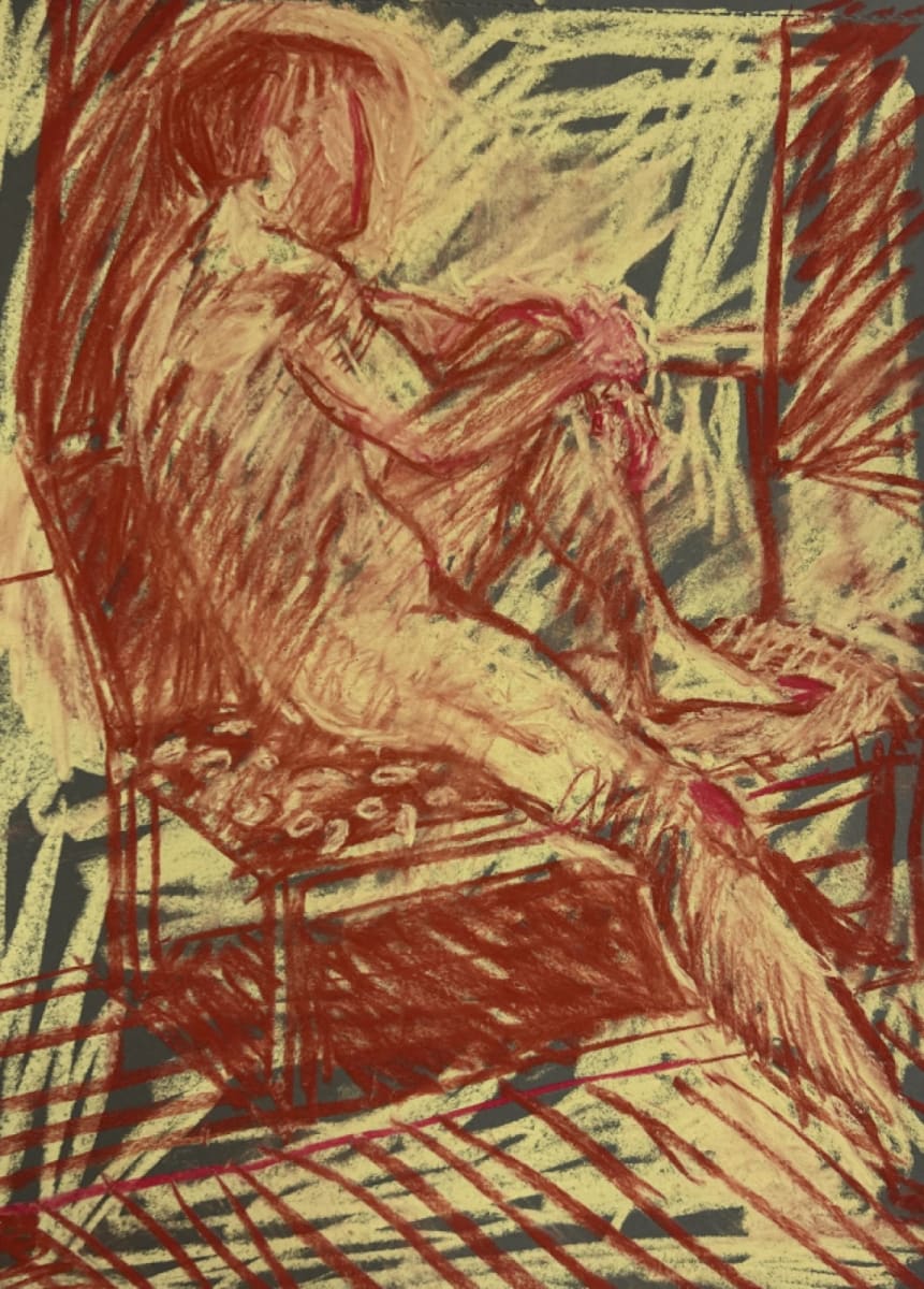 The garden bench by Helen Breach - Drawing