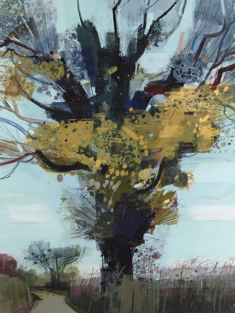 Spring Sentinel I by Jane Human — Lithographic ink on paper