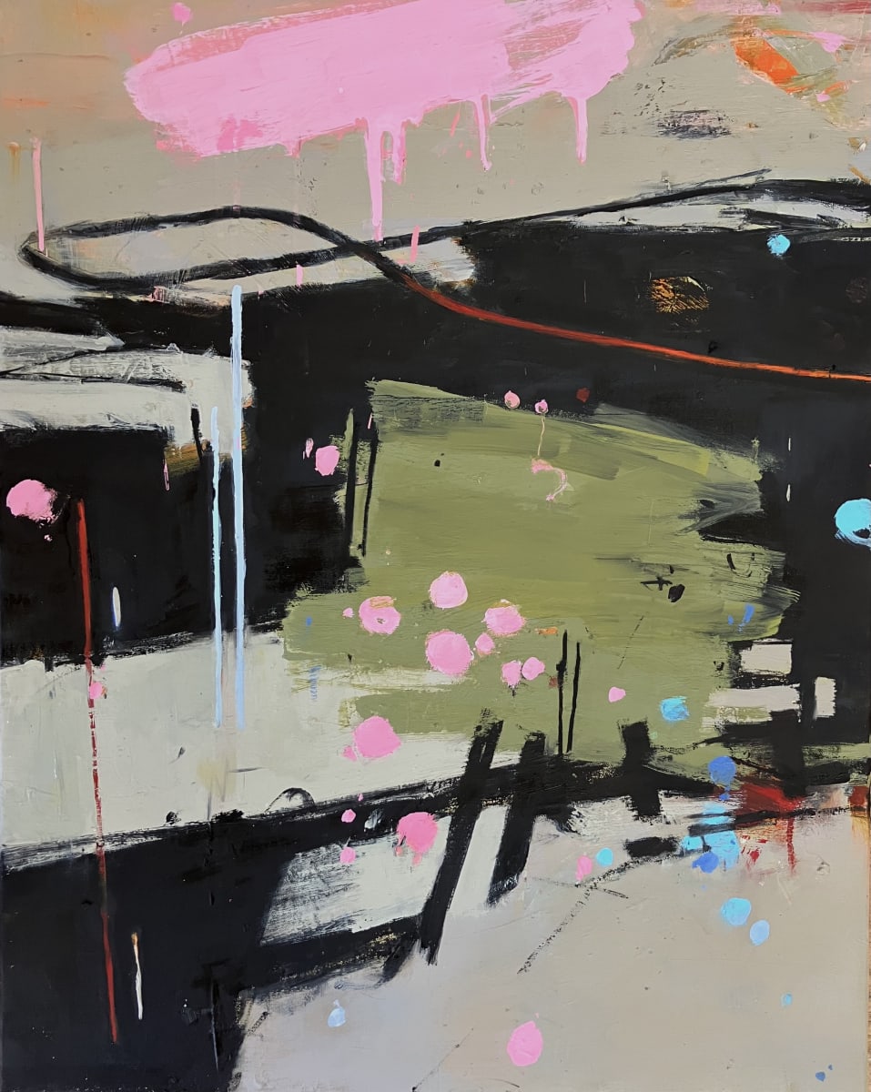 cherry blossom by Jane Lewis — Oil