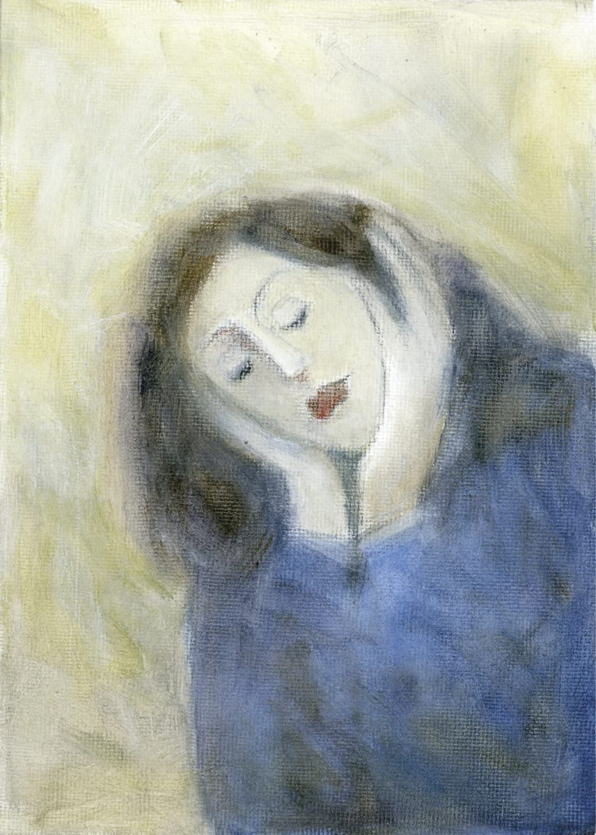 Too late now by Judith Glover - Mixed media on canvas board