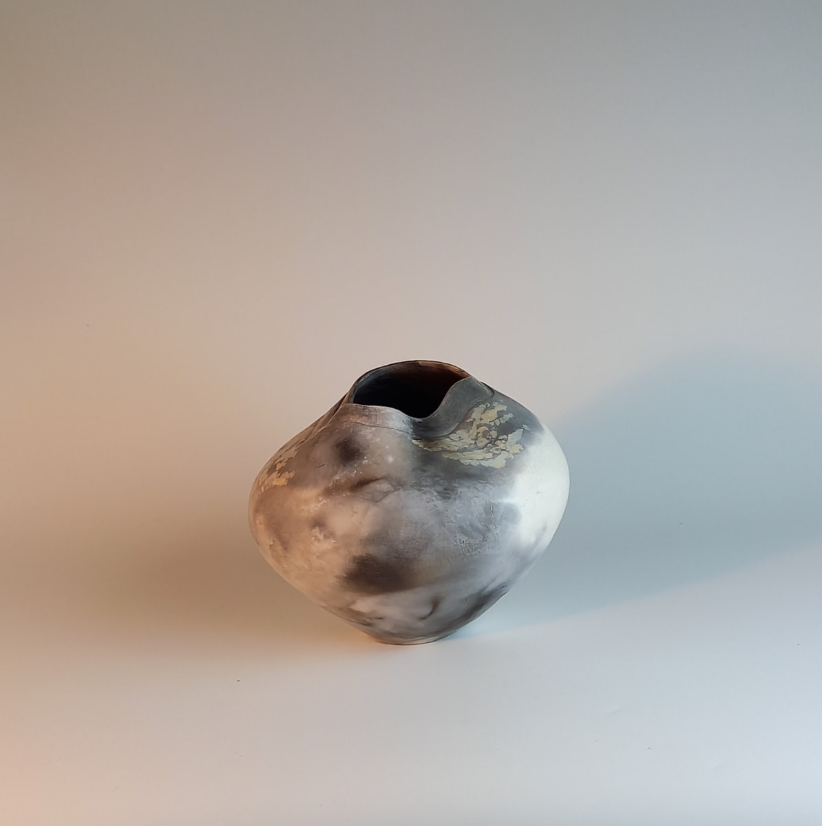 Mud Flat Vessel by Kate Vogler - Pit-fired ceramic