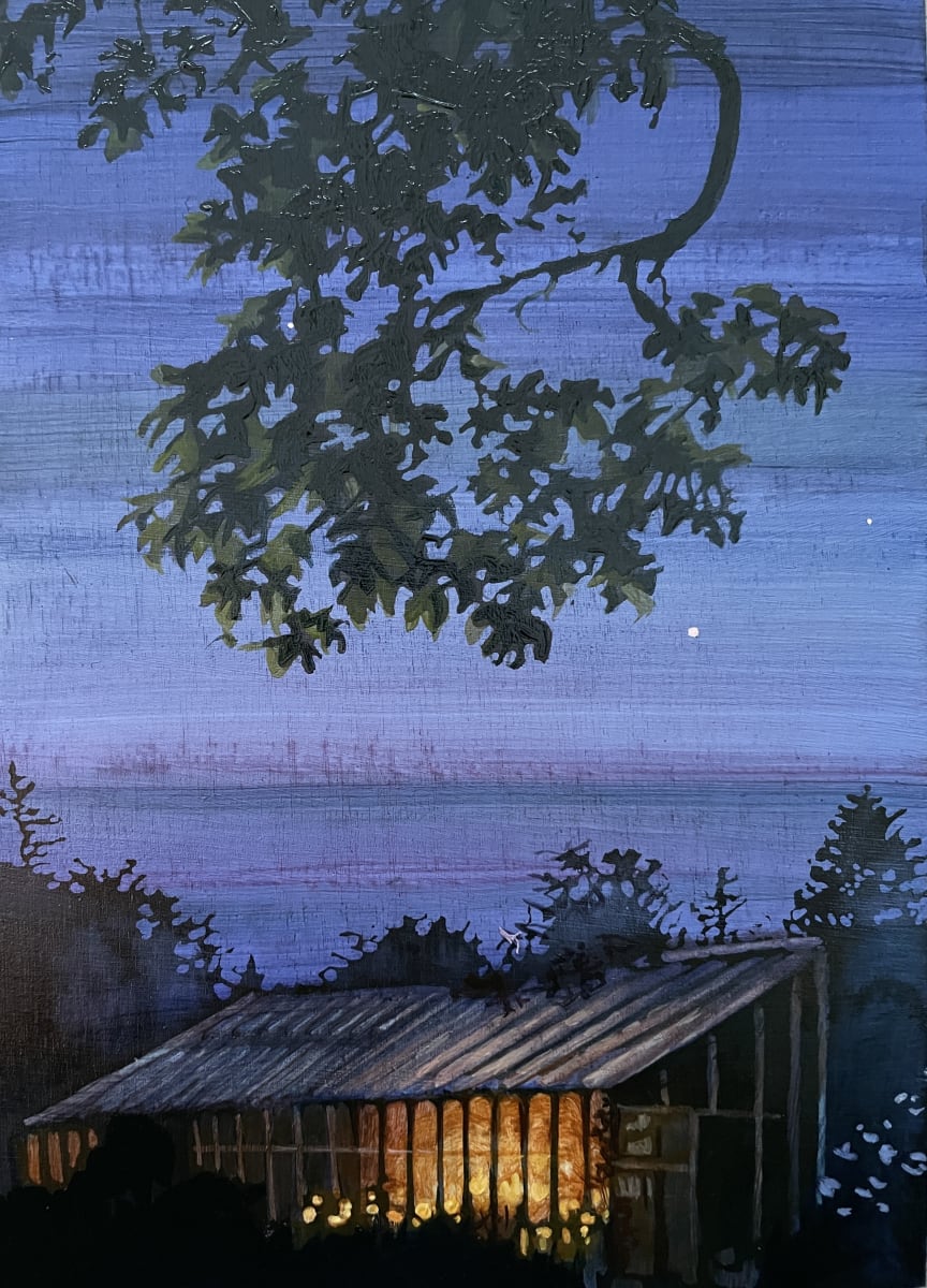 Hermit (Candlelit Glasshouse) by Lara Cobden