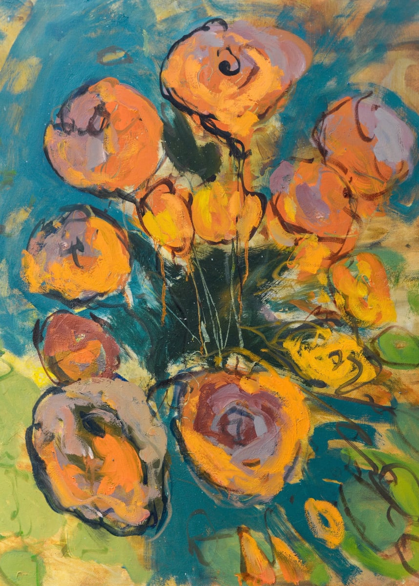 Oil painting by Martin Kinnear