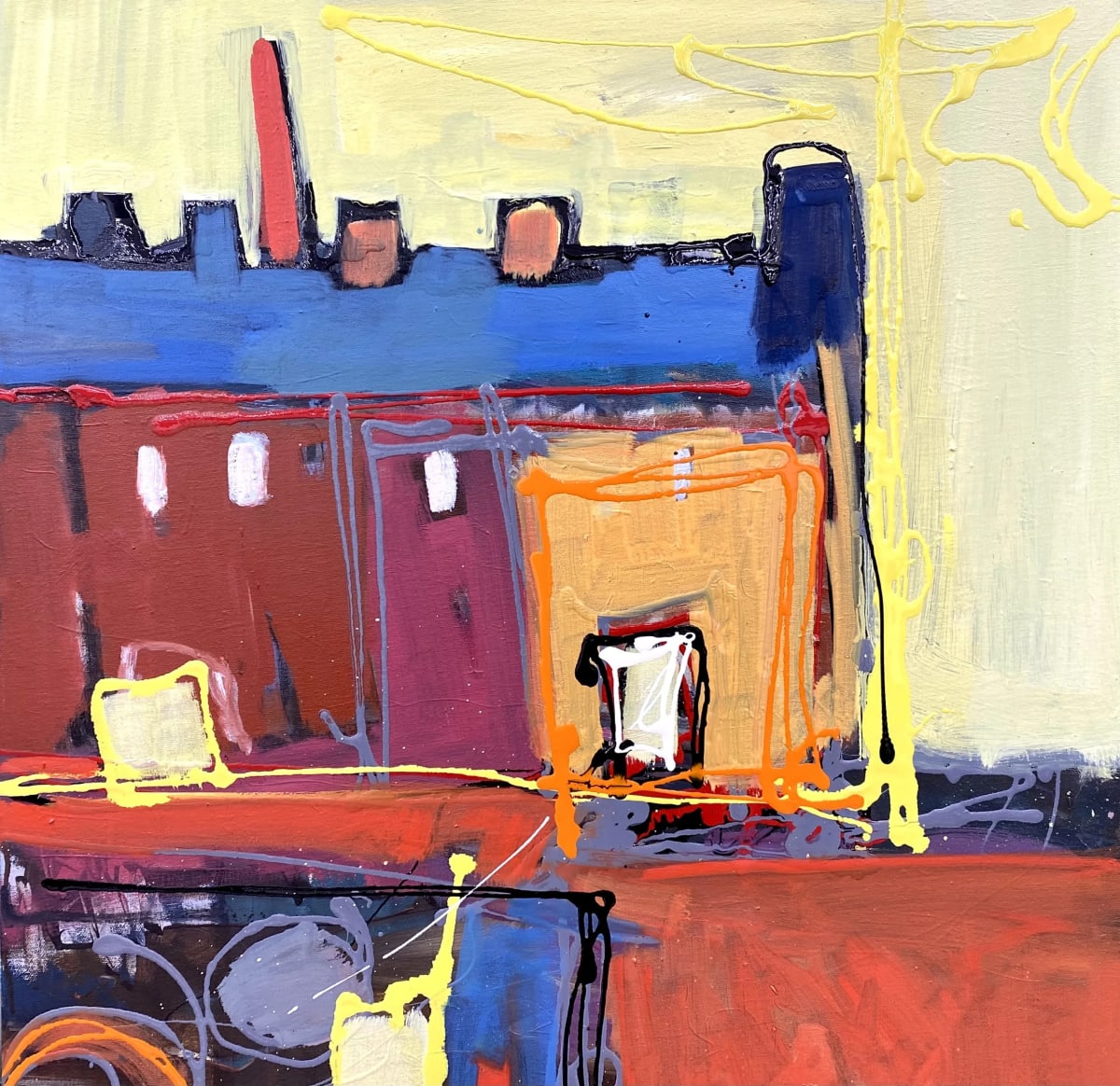Oil painting by Martin Kinnear
