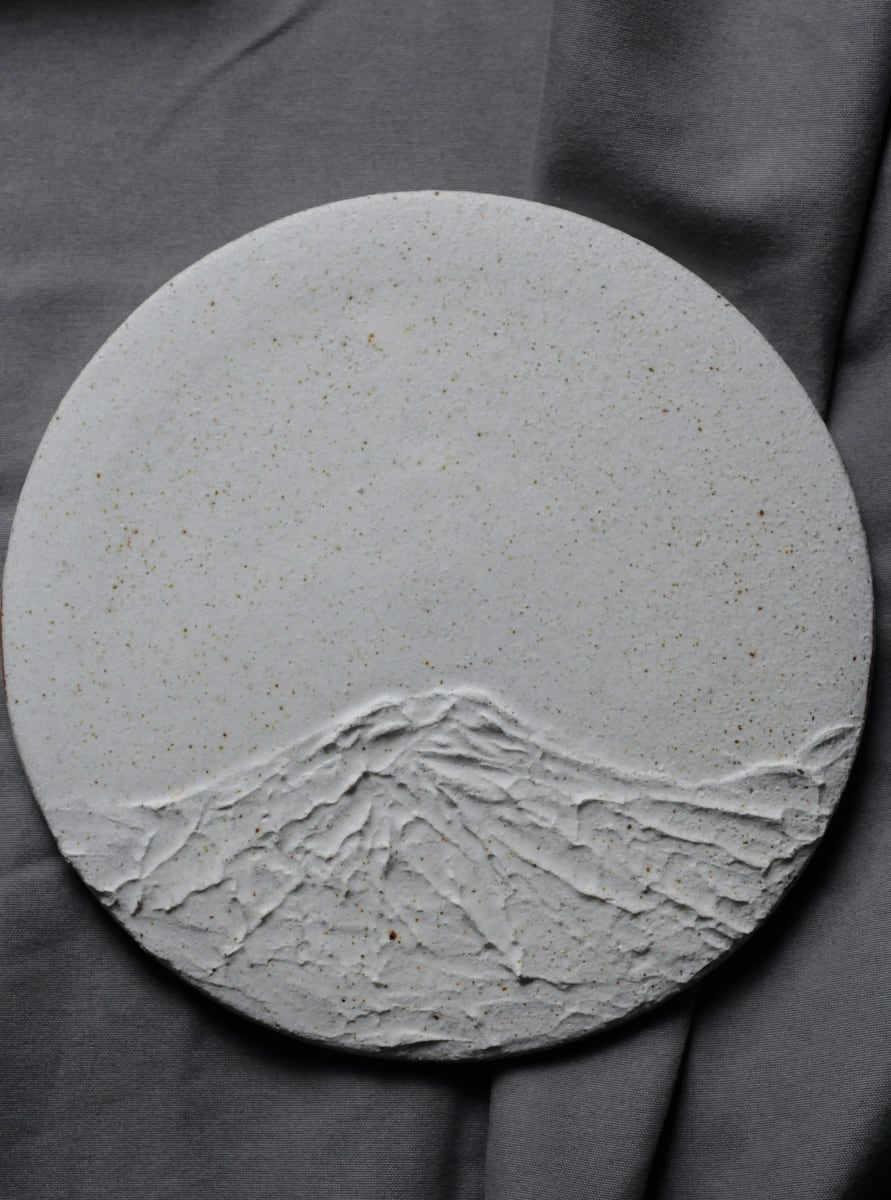 Ceramic disc by Mingyu Du