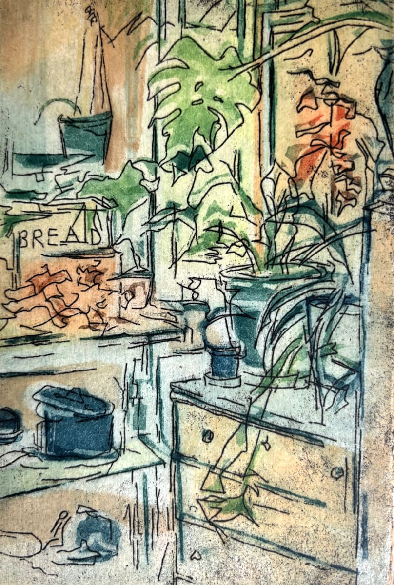 Kitchen Light I by Naomi Pilling - Etching and aquatint