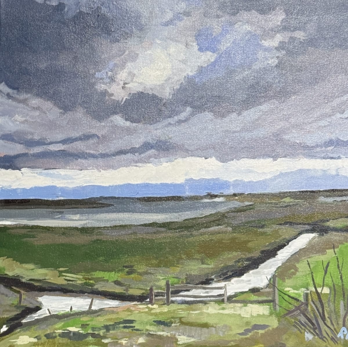 Painting by Rebecca Pomroy