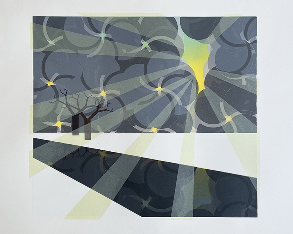 Rays of Hope by Rick Tomasi - Screen print