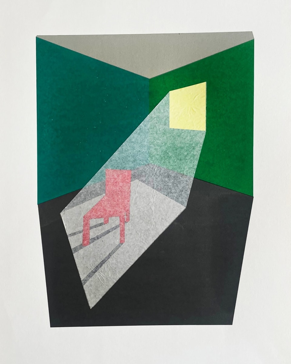 Red Chair II by Rick Tomasi - Screen print