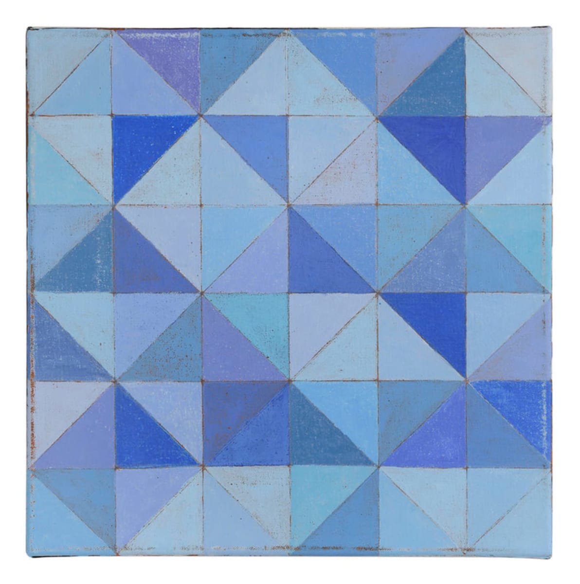 Blue Cartographies 3 by Ruth Philo - Acrylic & graphite on canvas