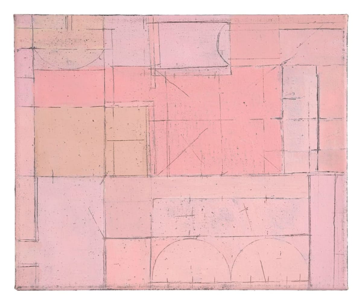 Concrete Lullabies by Ruth Philo - Acrylic & graphite on canvas