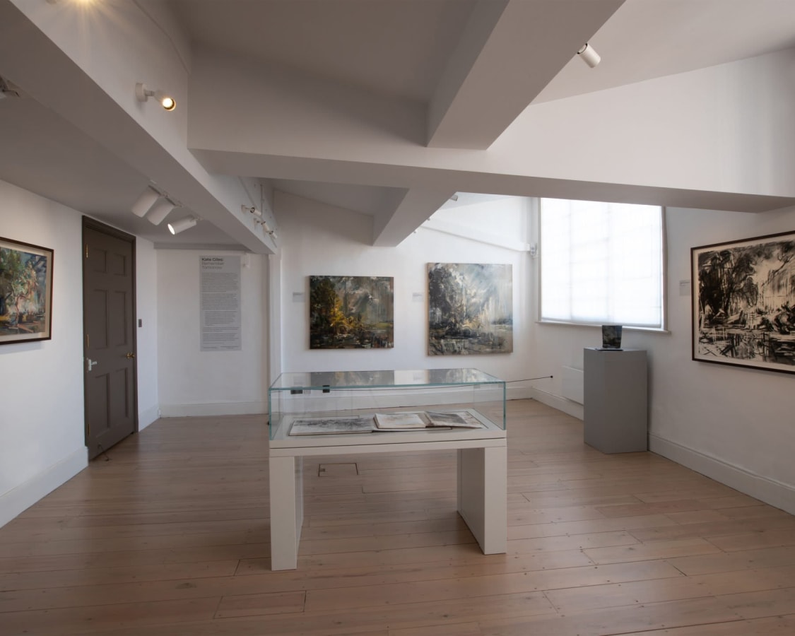 Installation view — ‘Kate Giles: Remember Tomorrow’ at Gainsborough’s House.