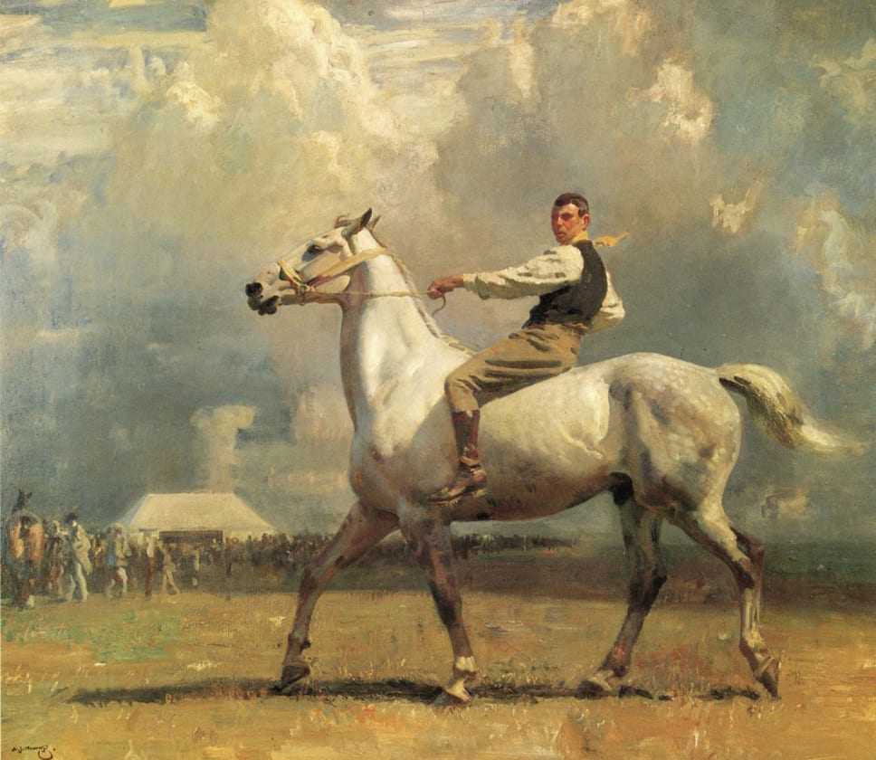 The Grey Horse by Alfred Munnings, 1913-1925
