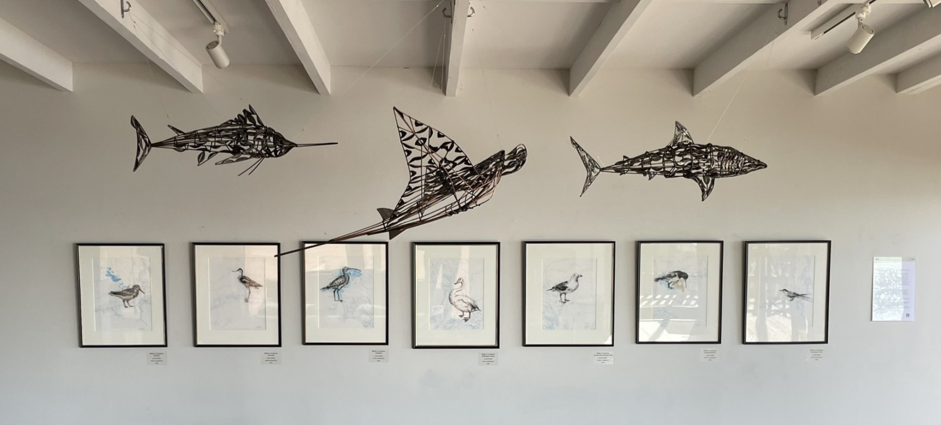 artwork by Louise Pallister, sculptures by George Cooper