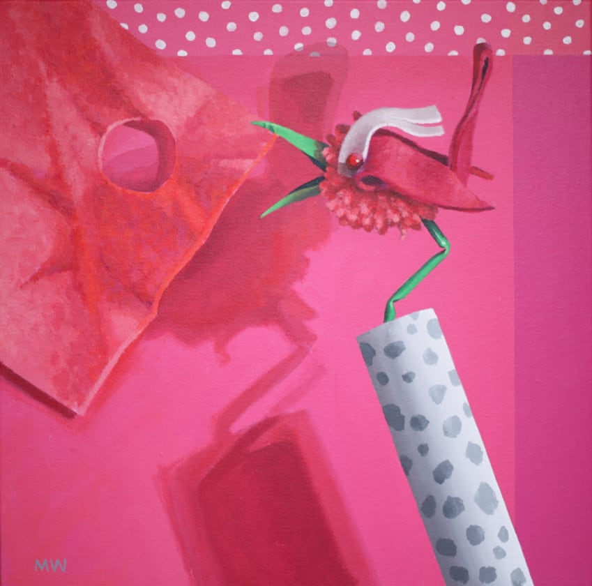 Wrosy Wren by Mark Ward - Acrylic on canvas