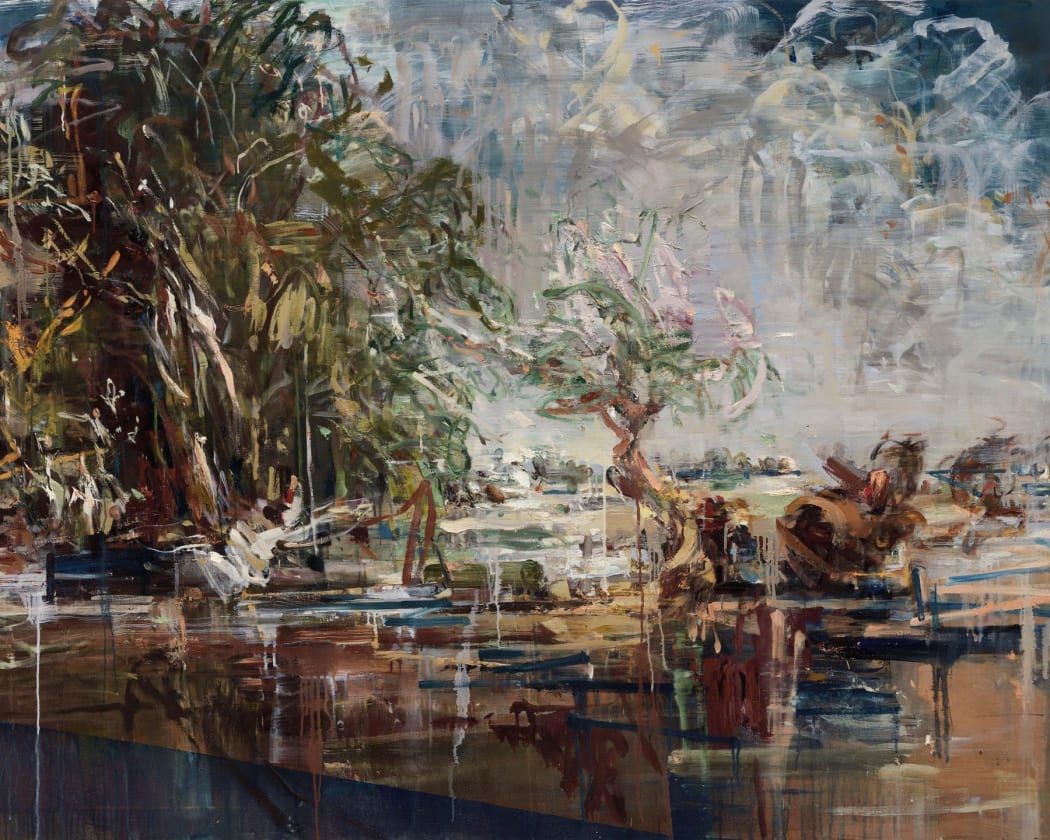 Landscape painting by Kate Giles from ‘Remember Tomorrow’.