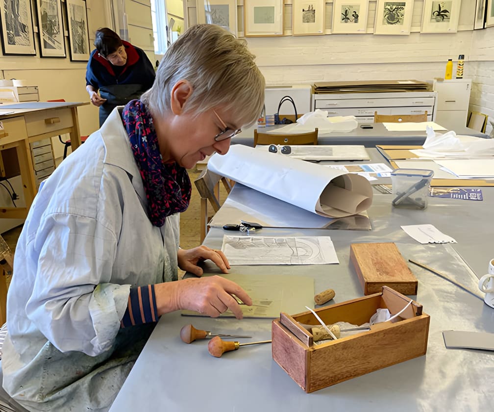 The print studio at Sudbourne Park