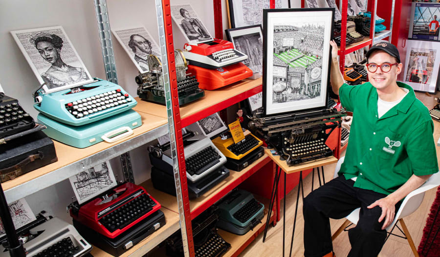 Authors in Type: A Typewriter Art Exhibition