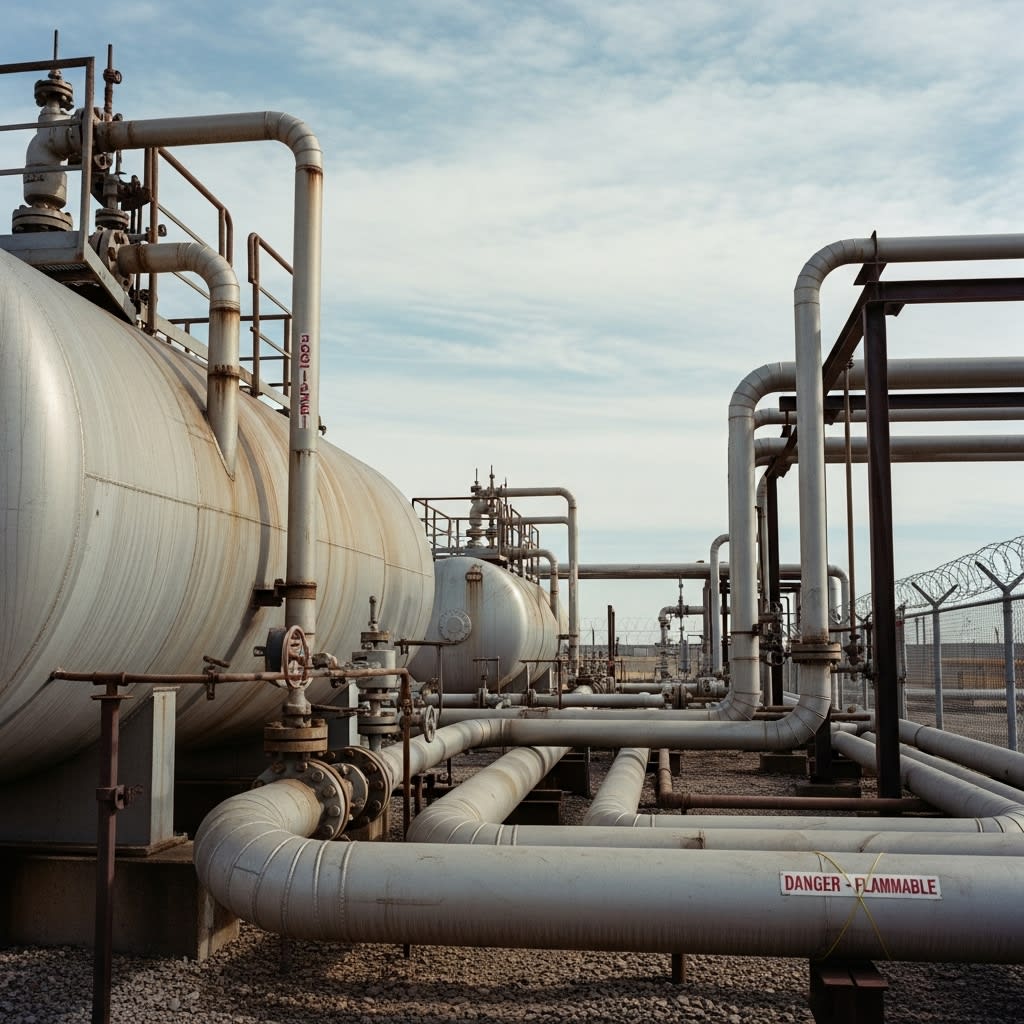 Industrial tank farm storage facility