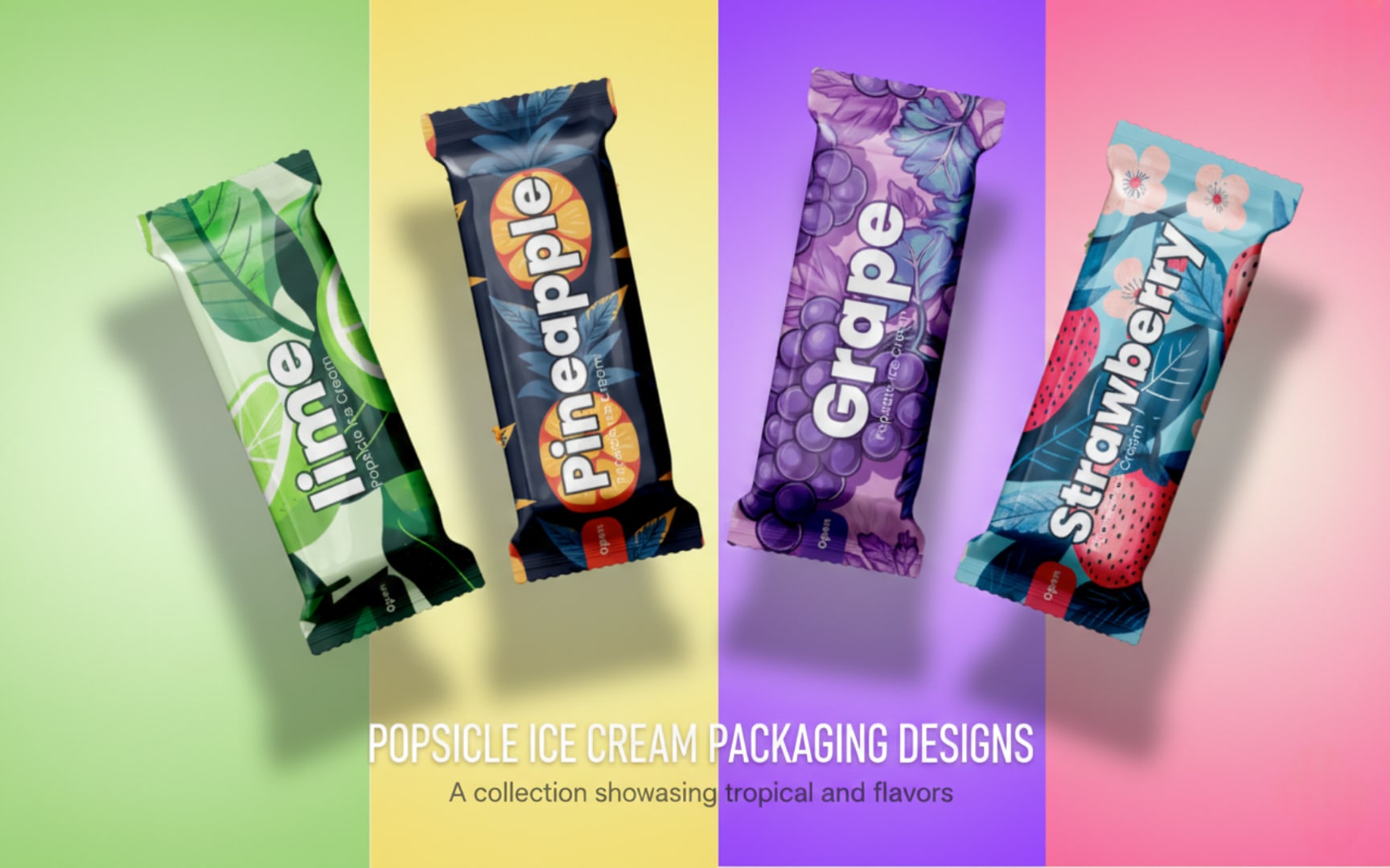 Popsicle packaging design
