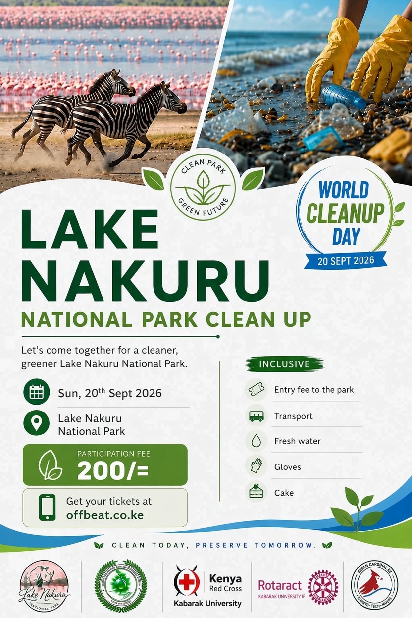 Lake Nakuru National park cleanup