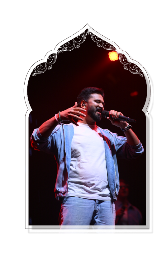 Person with microphone