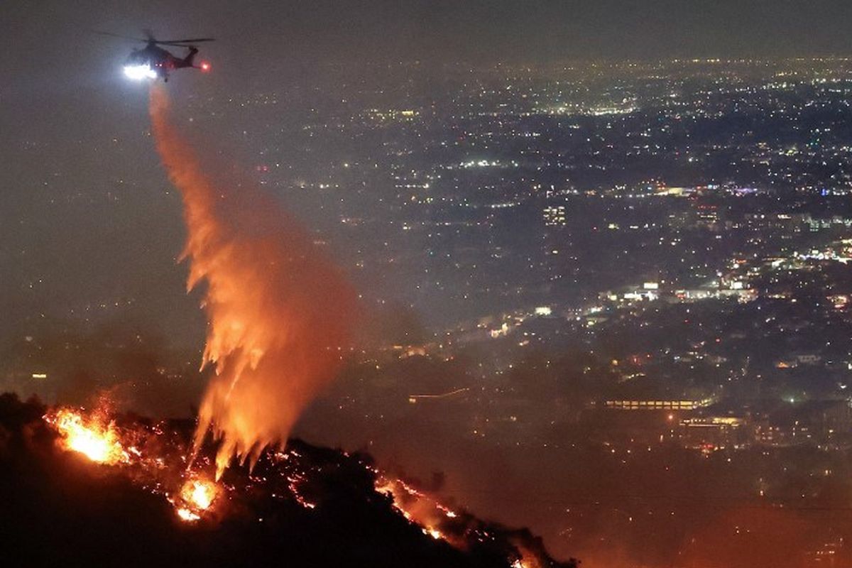 Penyebab kebakaran hebat di Los Angeles,Amerika