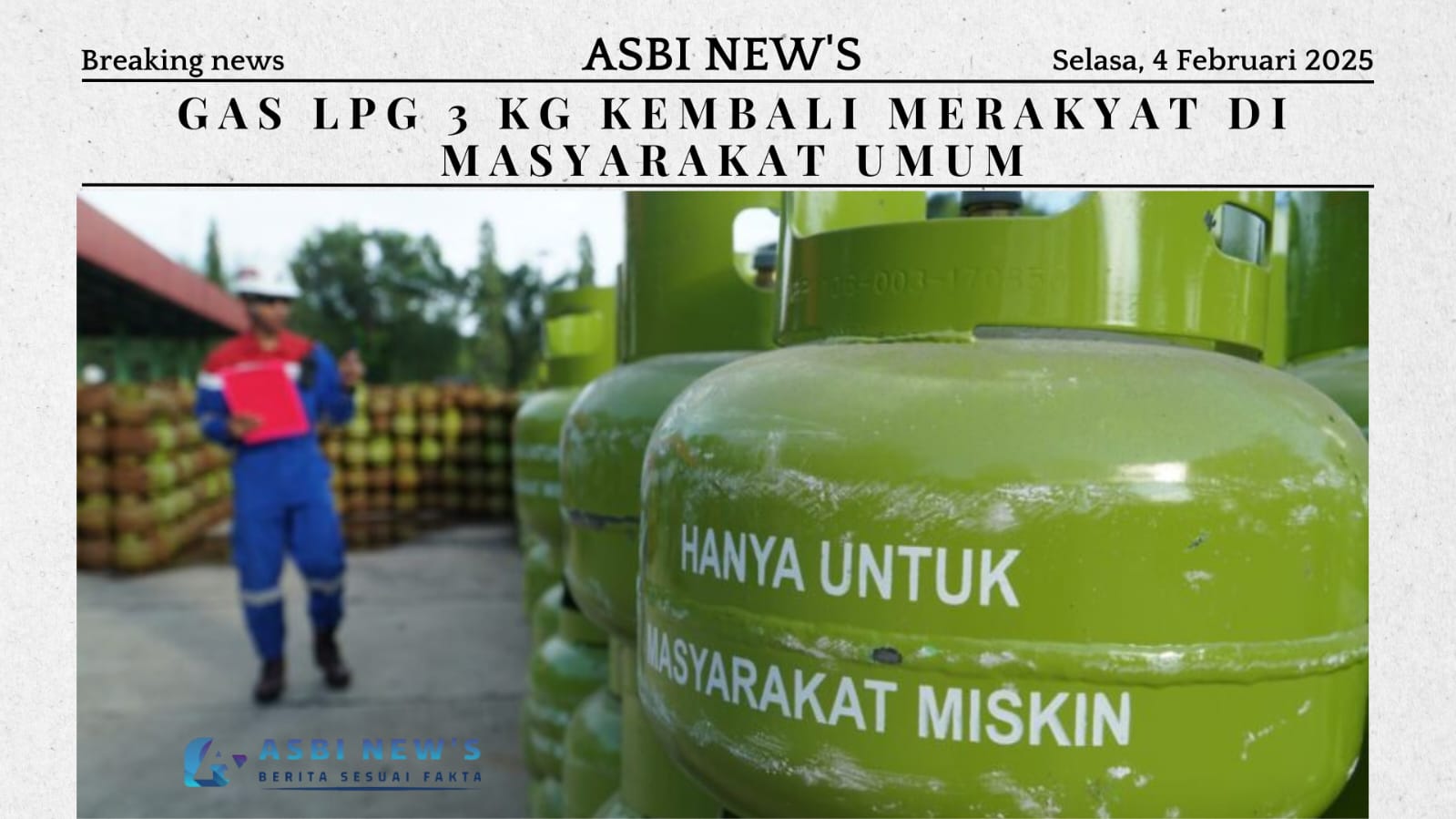 Intruksi Presiden Prabowo Subianto, Pengecer Boleh Jual Elpiji 3 Kg Lagi.
