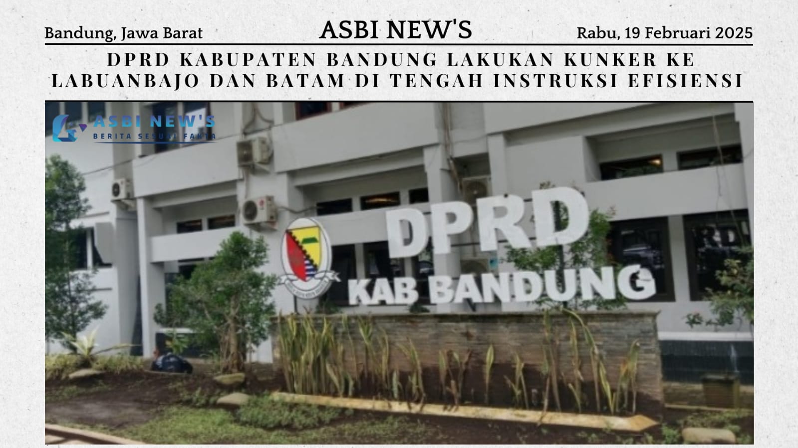 DPRD Kabupaten Bandung Lakukan Kunjungan Kerja ke Labuan Bajo dan Batam di Tengah Instruksi Efisiensi Anggaran