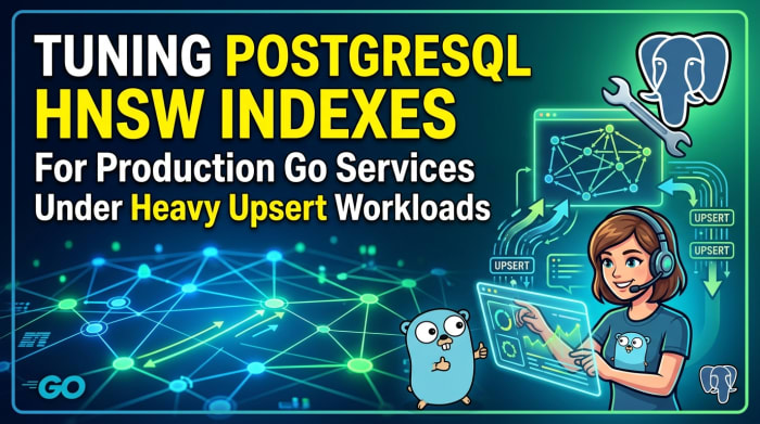 Tuning PostgreSQL HNSW Indexes for Production Go Services Under Heavy Upsert Workloads