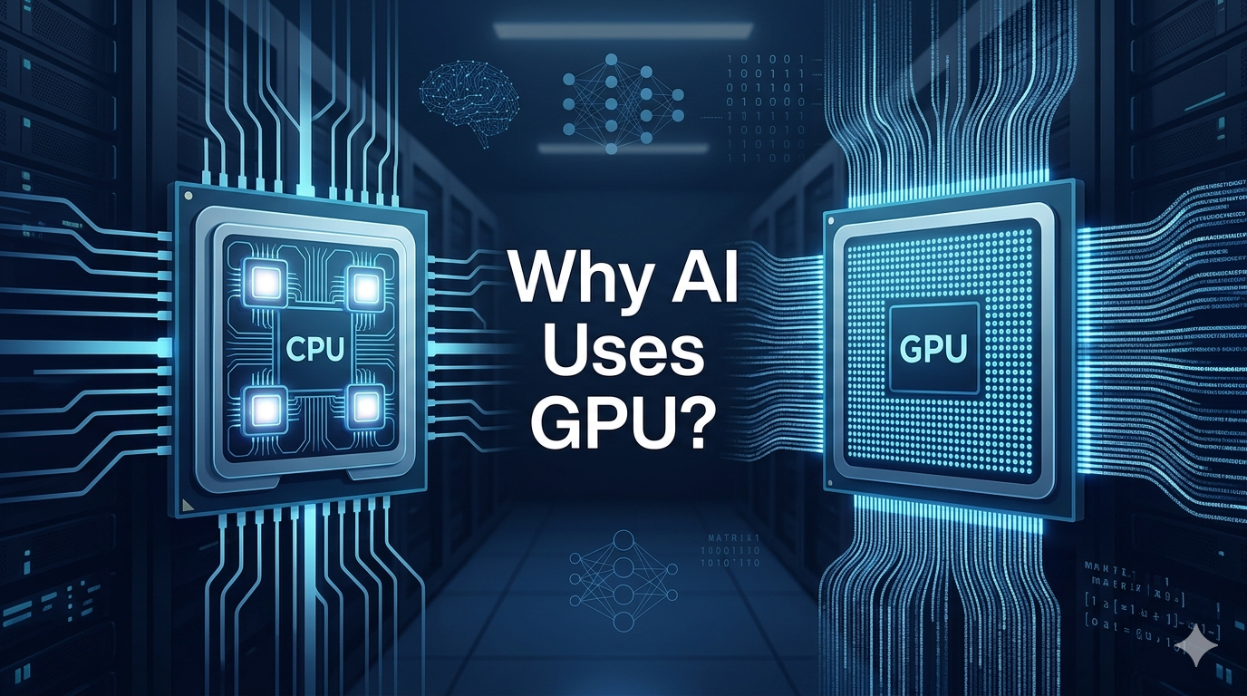 AI কোম্পানিগুলো CPU না ব্যবহার করে GPU কেন ব্যবহার করে?