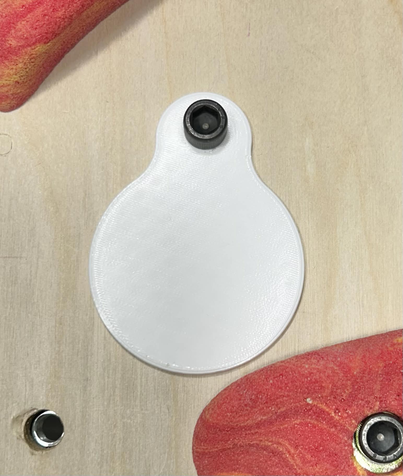 White AMPclimb grade card placard