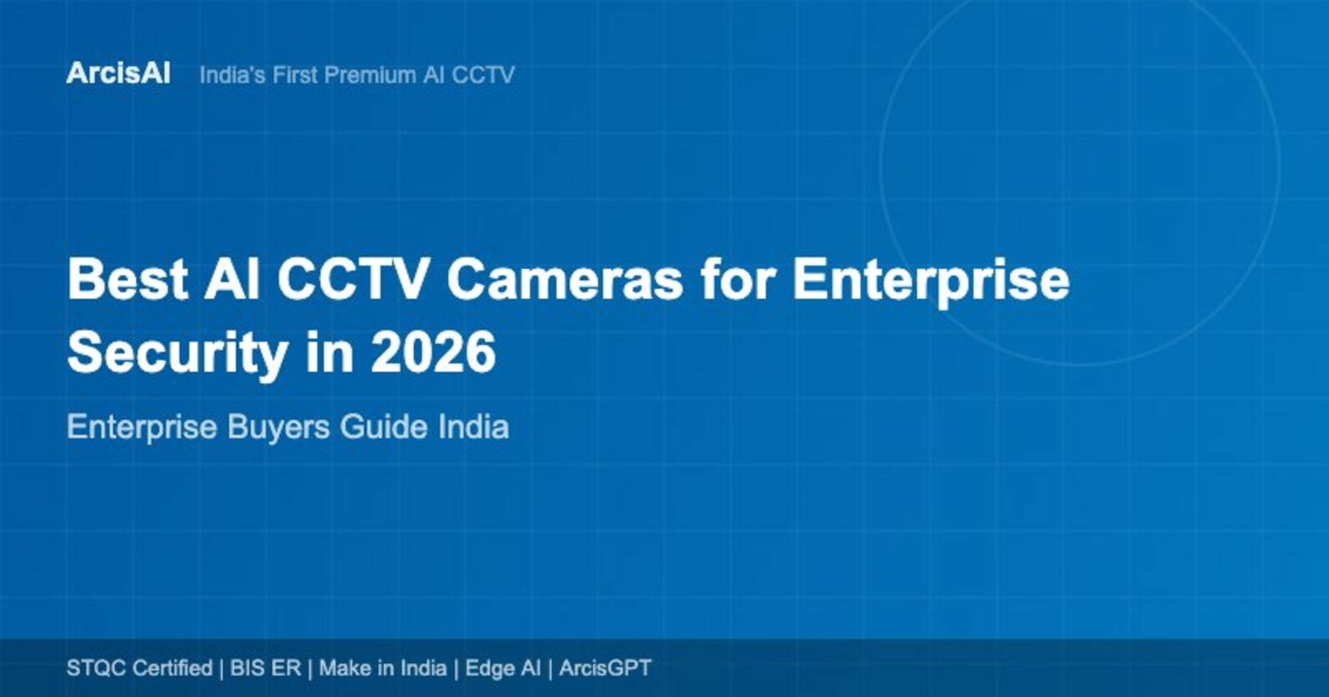 AI CCTV cameras for enterprise security