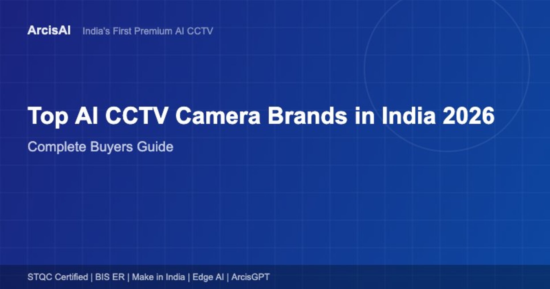 Top AI CCTV Camera Brands India 2026