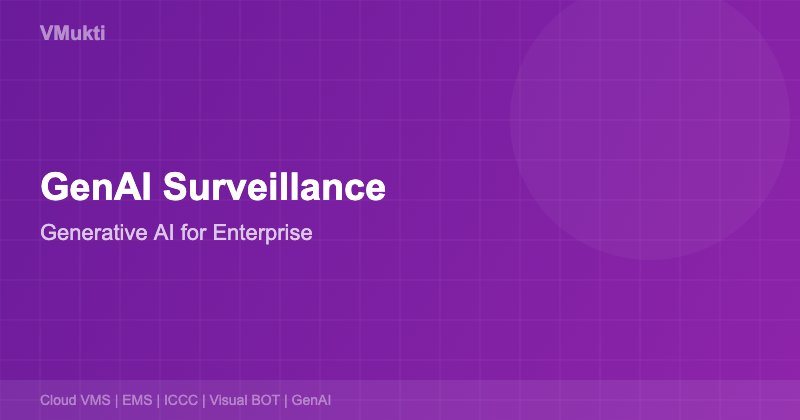 GenAI Video Surveillance Enterprise Security 2026