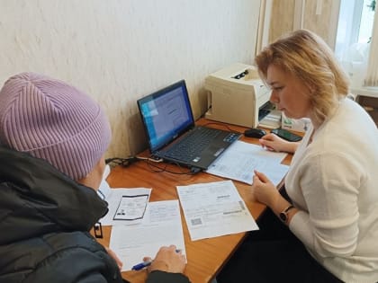 Мобильный офис Управления работал в Афанасьево