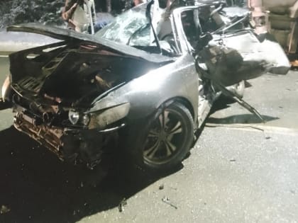 Смертельное ДТП с участием четырех автомобилей в Юрьяне