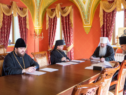 Епископ Паисий принял участие в заседании Архиерейского совета Вятской митрополии