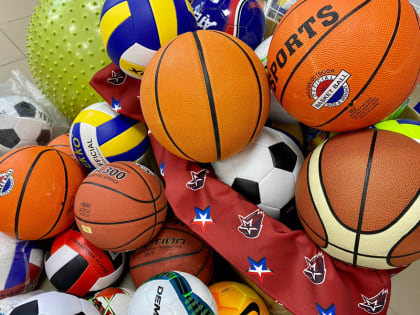 Продолжается сбор спортивного инвентаря для учебных заведений Весёловского района