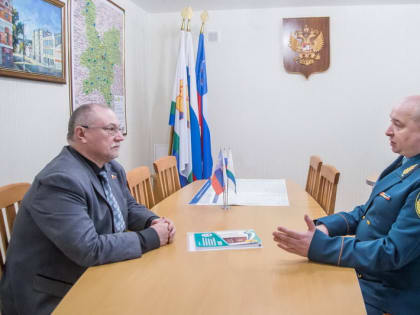 Рабочая встреча с руководителем ГУ МЧС