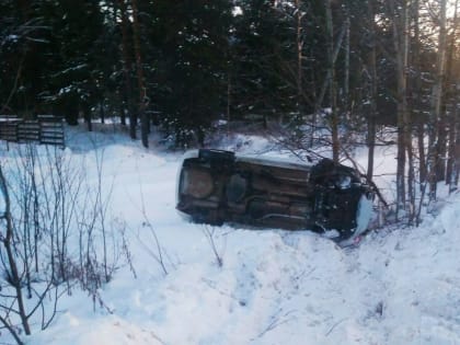 Попавшей в ДТП девушке потребовалась помощь Росгвардейцев, чтобы выбраться из опрокинутого автомобиля