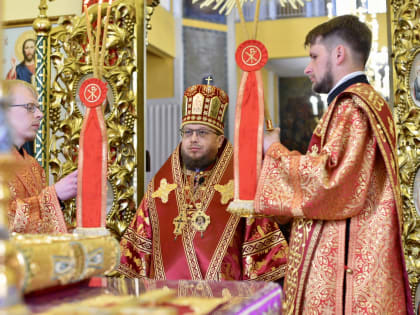 В Троицком соборе Яранска почтили память мучениц Веры, Надежды, Любови и матери их Софии