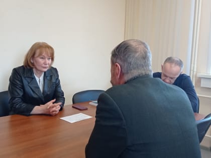 Галина Буркова провела очередной личный приема граждан