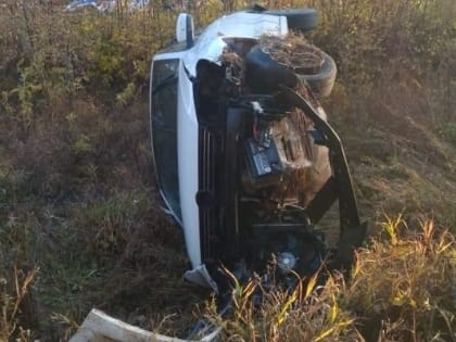В Малмыжском районе Volkswagen оказался в кювете: водитель погиб