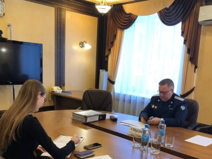 Проведение личного приема граждан руководителем УФК по Кировской области Олегом Гвызиным в приёмной Президента Российской Федерации в Кировской области